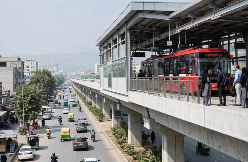 Liaquat Bagh Metro Station Rawalpindi metro bus