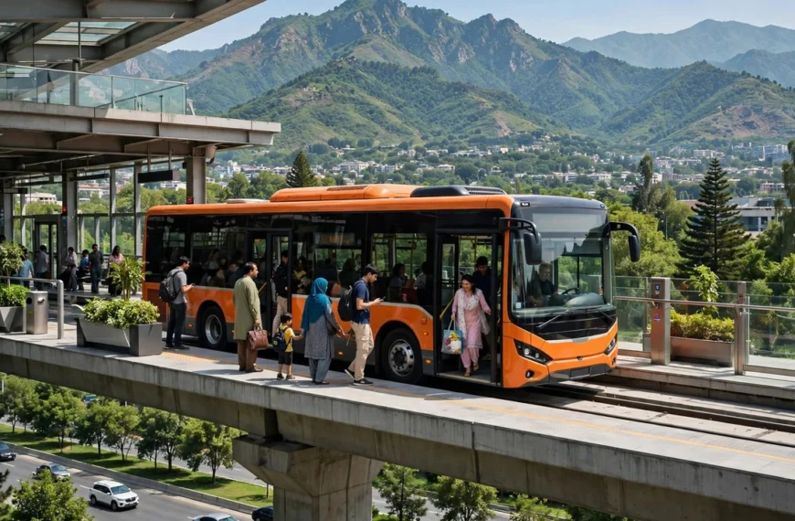 Orange bus Islamabad route fare and timings