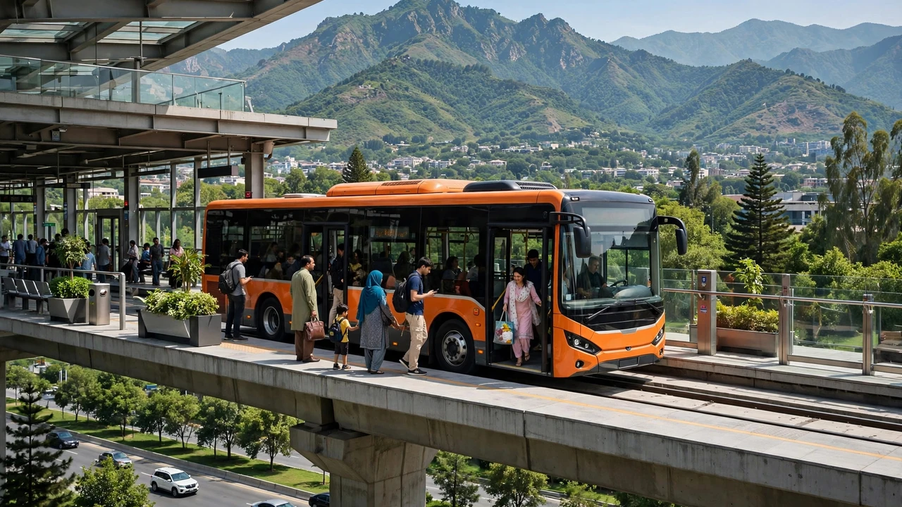 Orange bus Islamabad route fare and timings